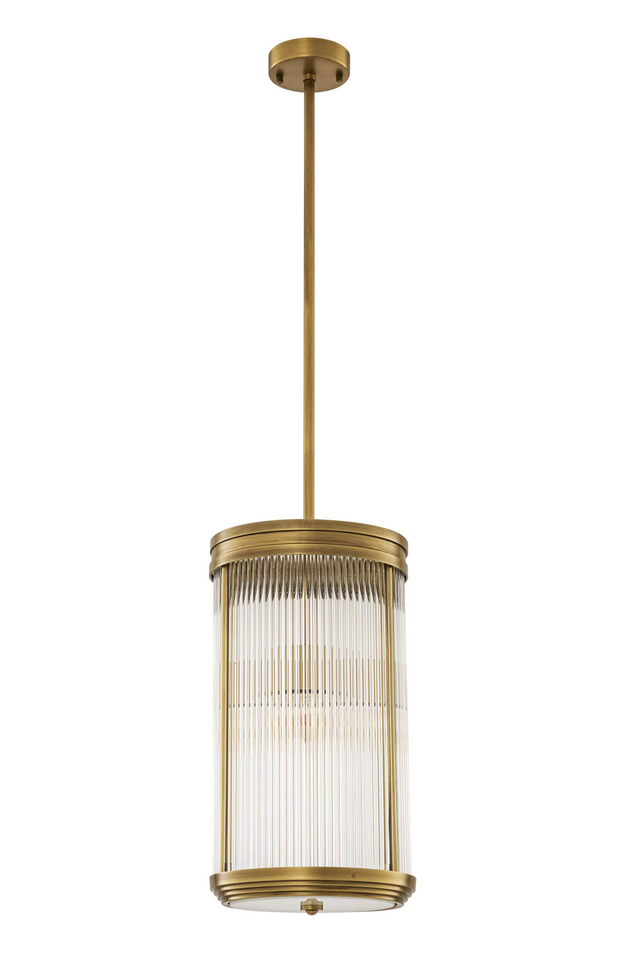 Cylindrical Glass Pendant Lamp | Eichholtz Rousseau | Oroa.com