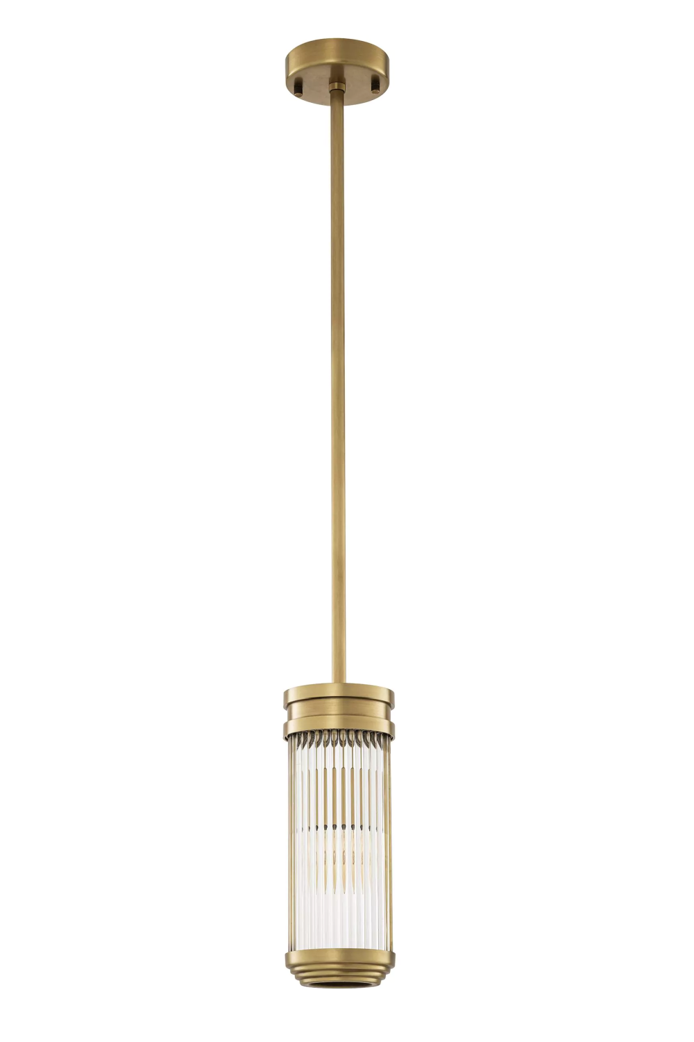 Cylindrical Glass Pendant Lamp | Eichholtz Rousseau | Oroa.com