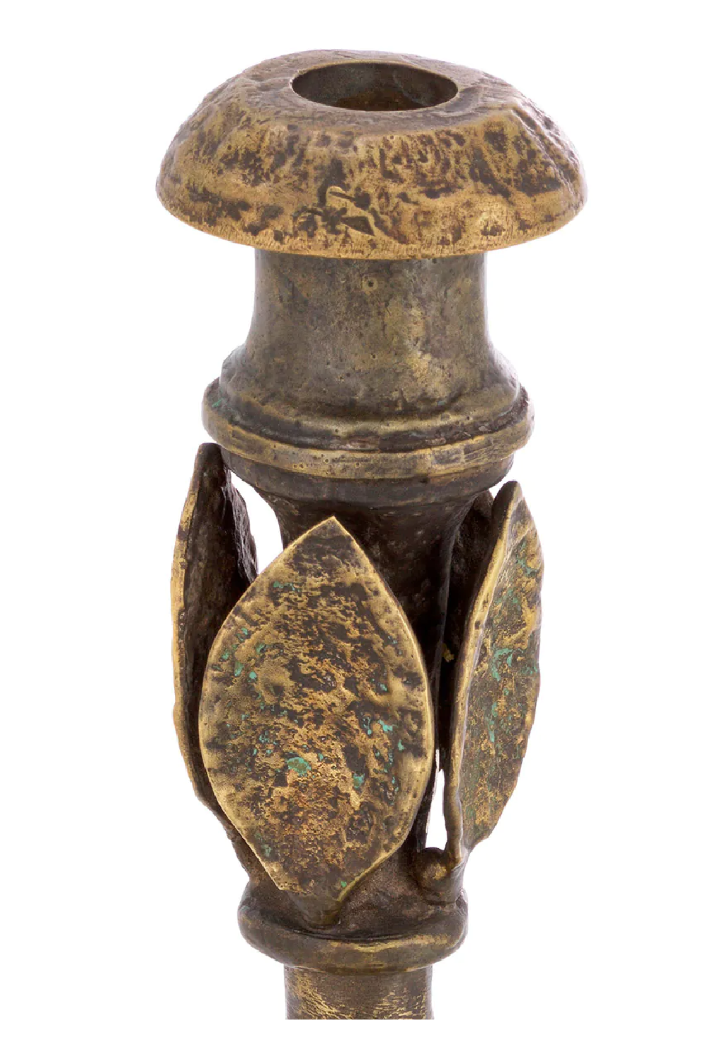 Antique Brass Candle Holder S | Eichholtz Santoro | Oroa.com