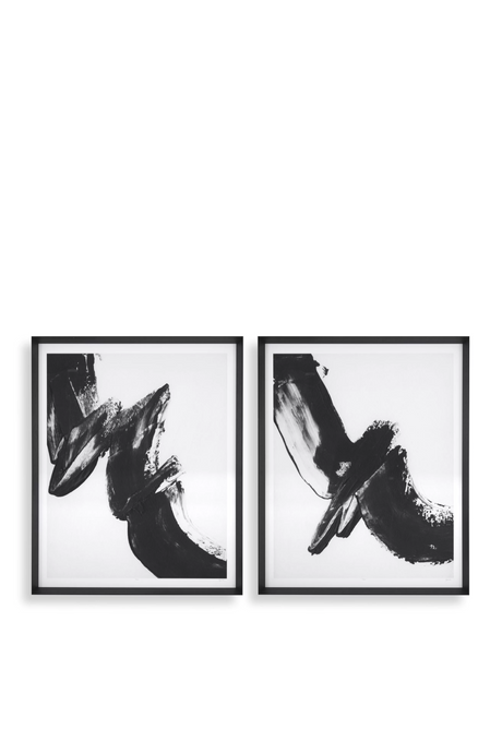 Monochrome Art Print Set (2) | Eichholtz Black Expression | Oroa.com
