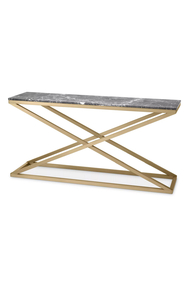 Rectangular Marble Console Table | Eichholtz Criss Cross | Oroa.com