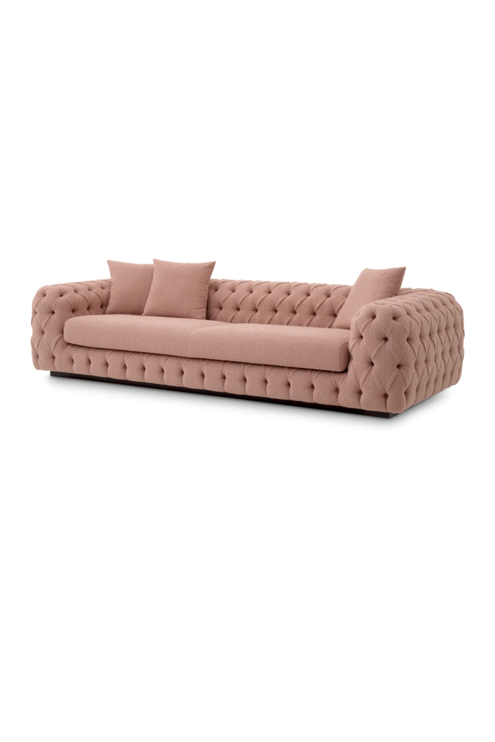 Vintage Pink Bouclé Sofa | Eichholtz Piccadilly | Oroa.com