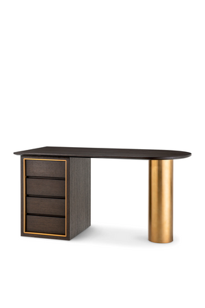 Brown Oak Contemporary Desk | Eichholtz Del Rio | Oroa.com