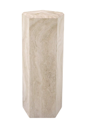 Hexagonal Travertine Column | Eichholtz Cuneo | Oroa.com