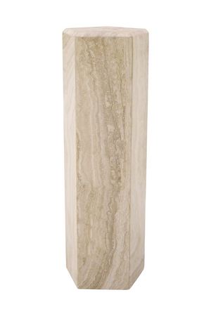 Hexagonal Travertine Column | Eichholtz Cuneo | Oroa.com