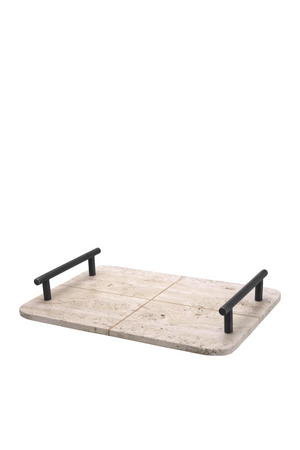 Modern Travertine Tray | Eichholtz Ugo | Oroatrade.com