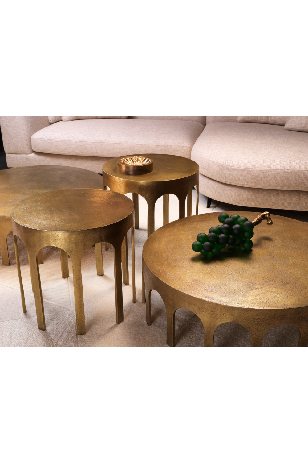 Vintage Brass Coffee Table | Eichholtz Gardini | Oroa.com
