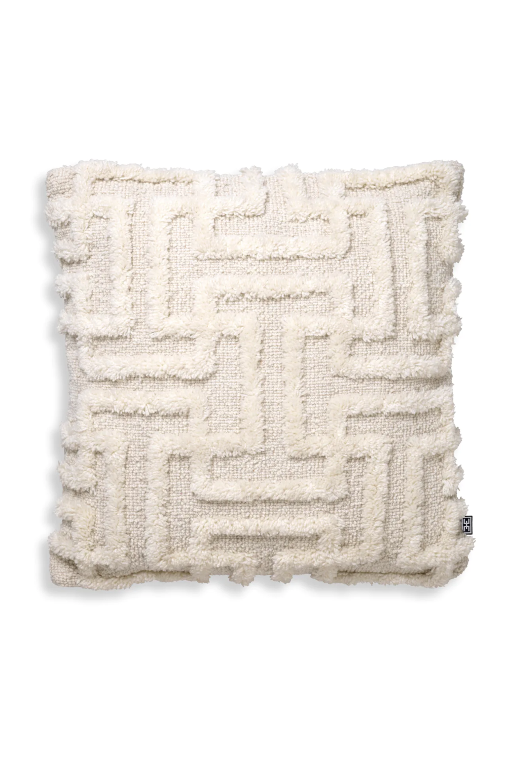 Maze Patterned Wool Cushion | Eichholtz Amphion | Oroa.com