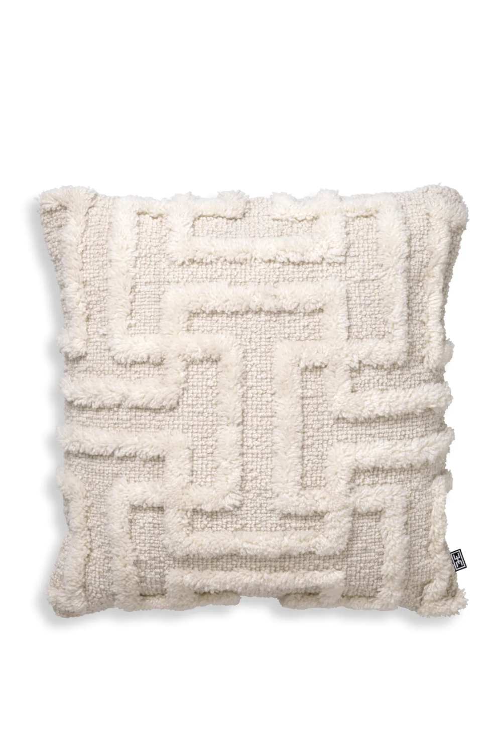 Maze Patterned Wool Cushion | Eichholtz Amphion | Oroa.com