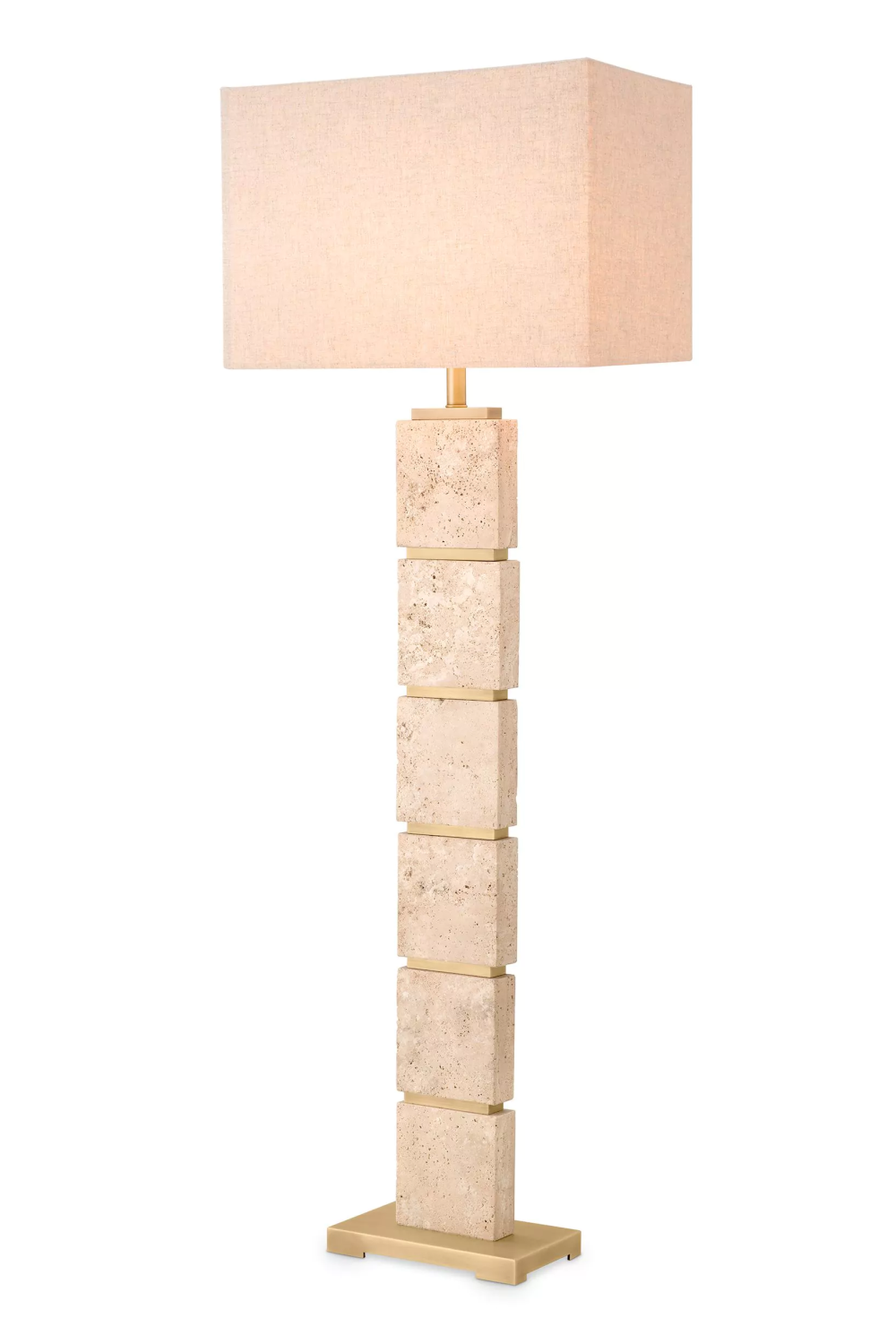 Contemporary Travertine Floor Lamp | Eichholtz Newton | Oroa.com