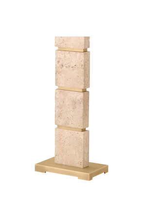 Contemporary Travertine Floor Lamp | Eichholtz Newton | Oroa.com