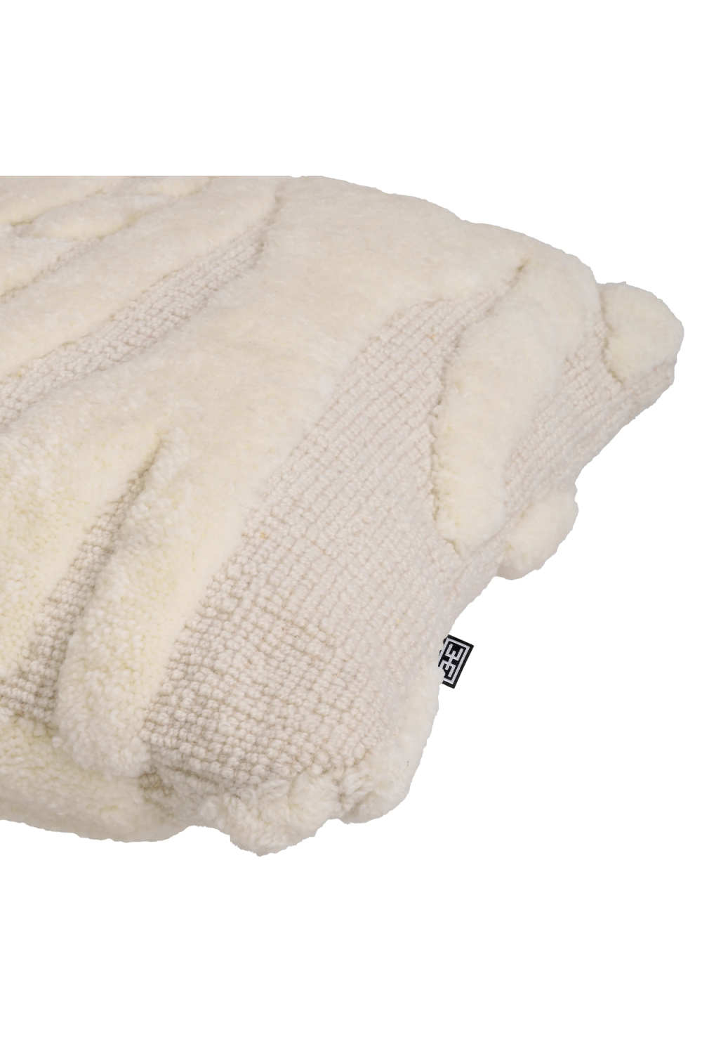 White Woven Wool Cushion | Eichholtz Zenon | Oroa.com