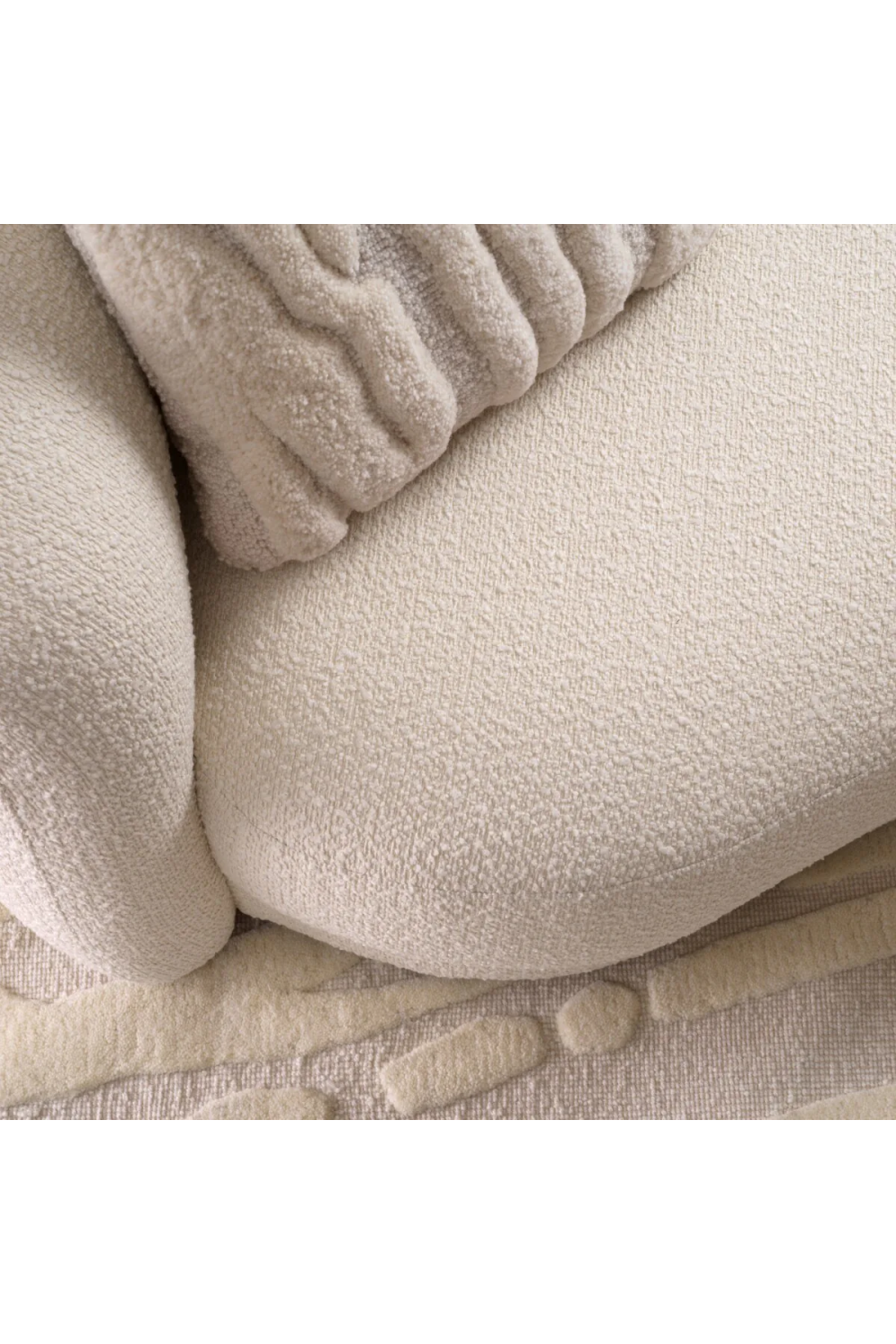 White Woven Wool Cushion | Eichholtz Zenon | Oroa.com