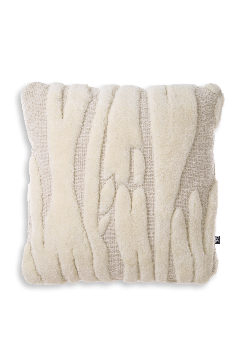 White Woven Wool Cushion | Eichholtz Zenon | Oroa.com