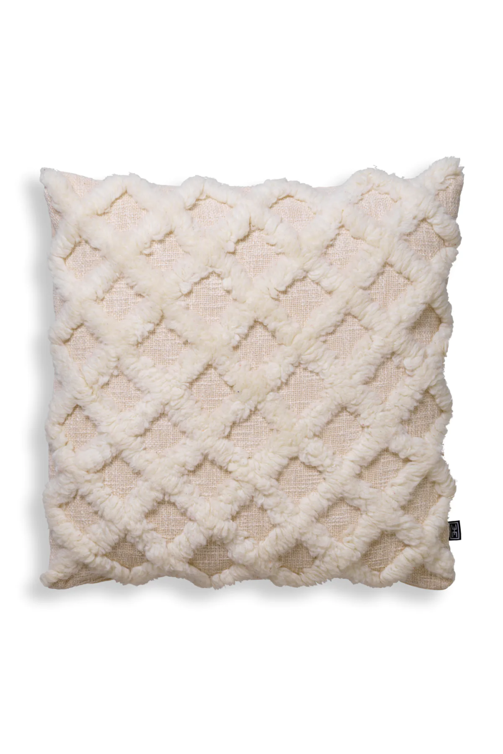 Contemporary White Wool Cushion | Eichholtz Arsenio | Oroa.com