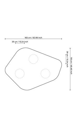 White Free Form Coffee Table | Eichholtz Matiz | Oroa.com