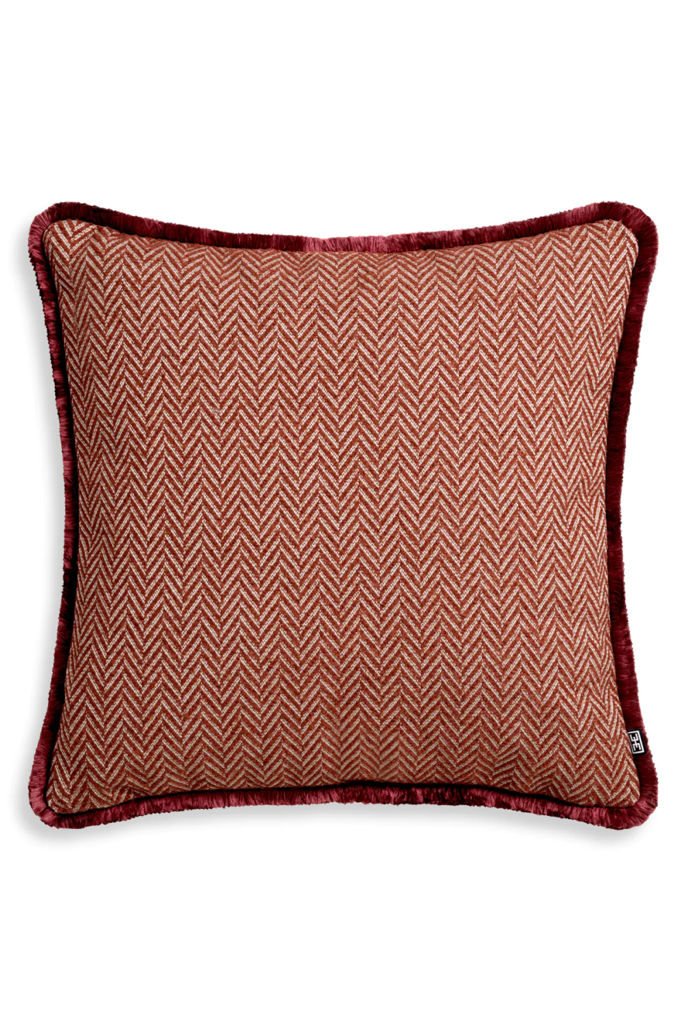 Chevron Pattern Fringed Cushion L | Eichholtz Kauai | Oroa.com