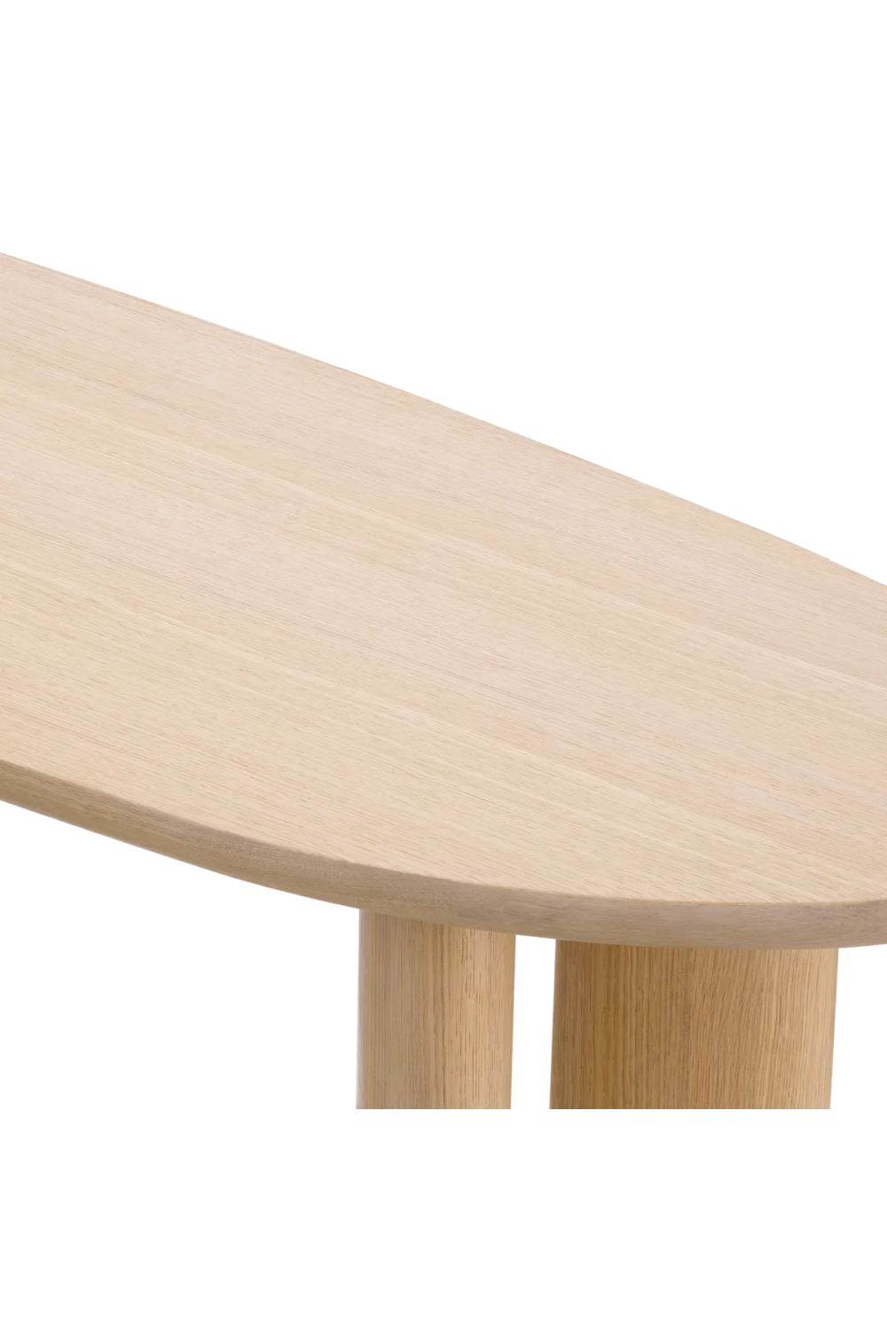 Scandi Oak Oval Console Table | Eichholtz Lindner | Oroa.com