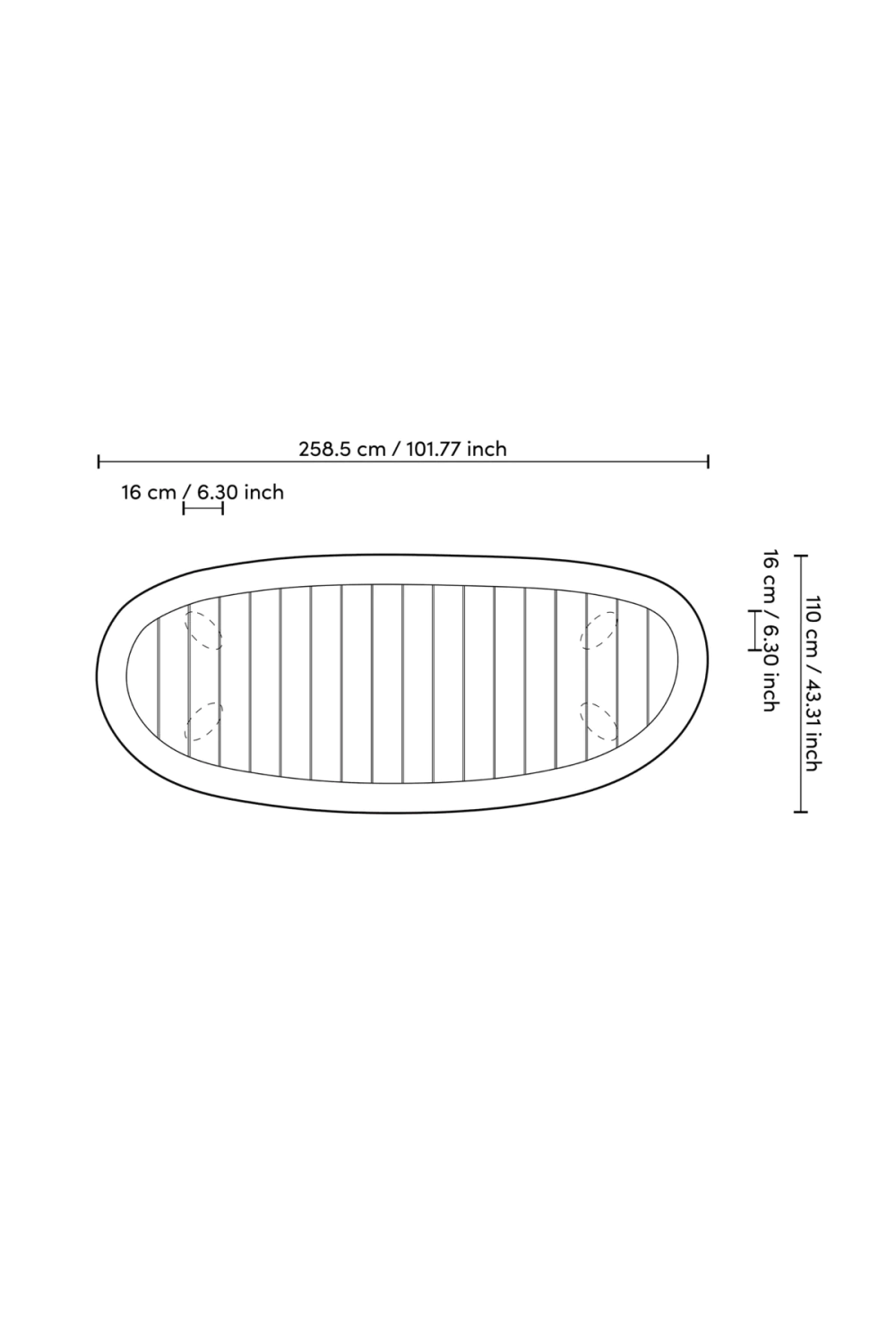 Teak Outdoor Dining Table | Eichholtz Free Form | Oroa.com