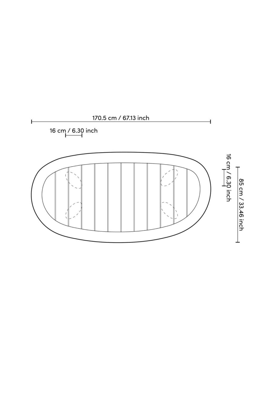 Teak Outdoor Coffee Table | Eichholtz Free Form | Oroa.com