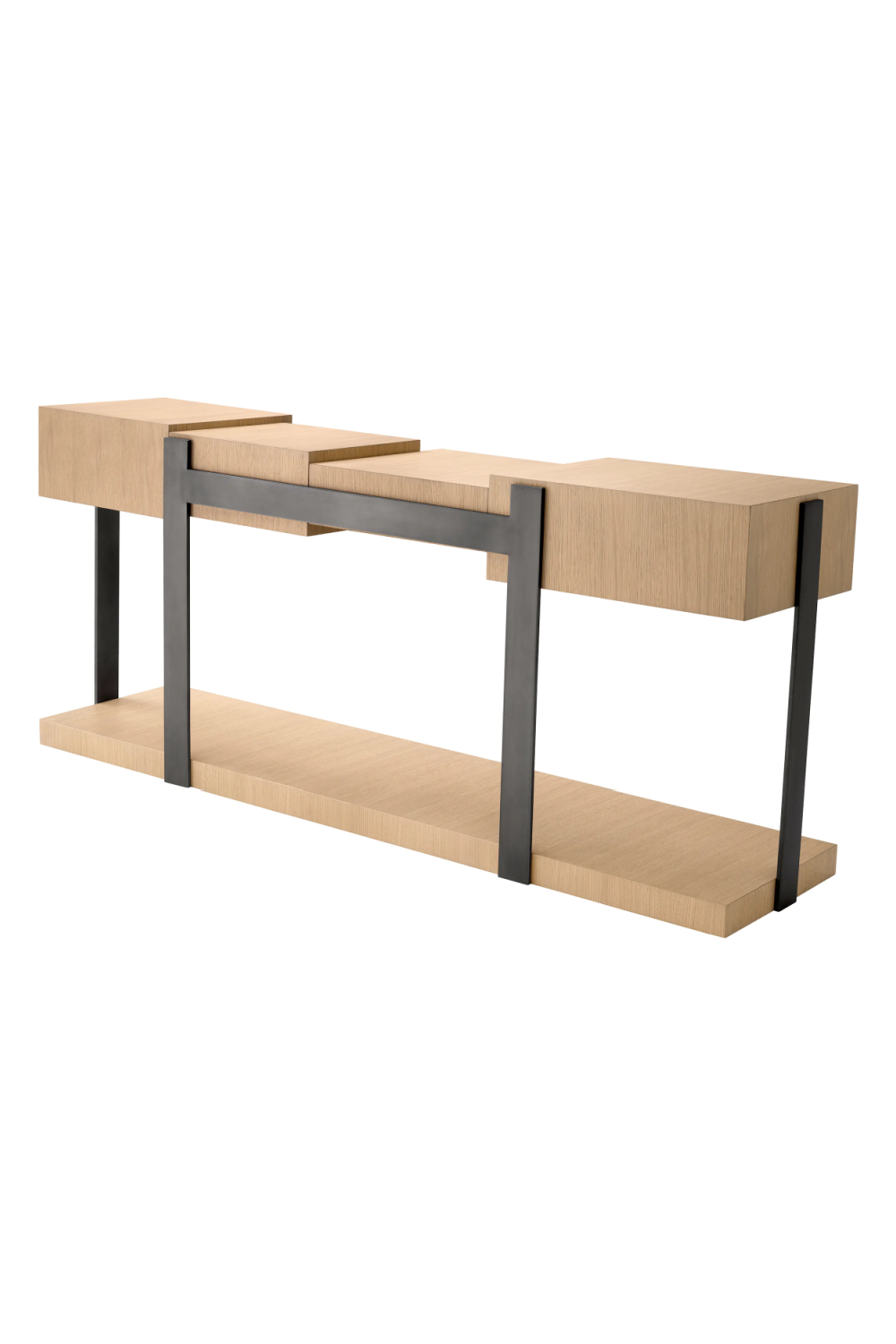 Oak Geometrical Console Table | Eichholtz Nerone | Oroa.com