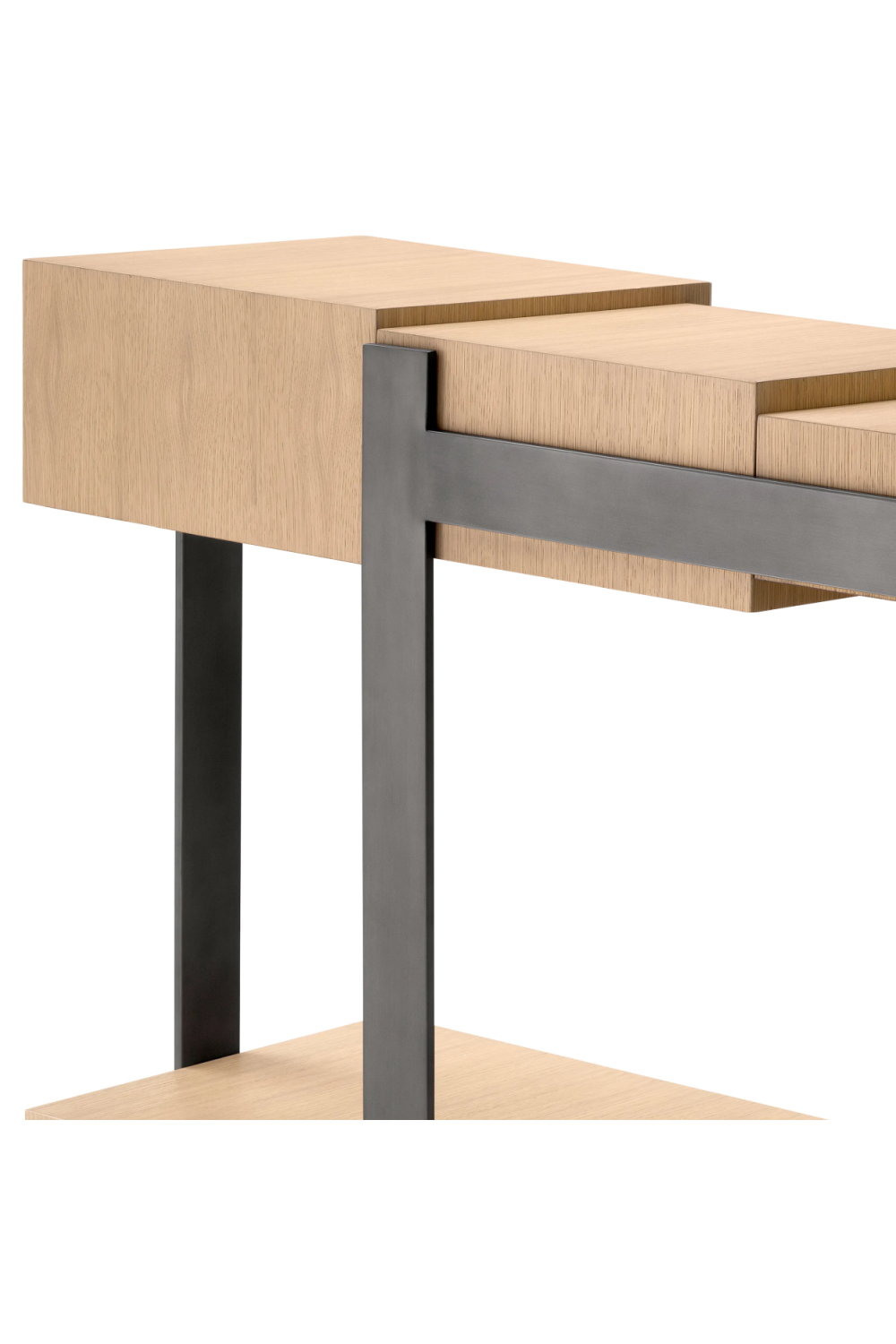 Oak Geometrical Console Table | Eichholtz Nerone | Oroa.com