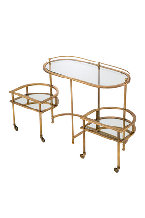 Vintage Brass Trolley | Eichholtz Lavalle | Oroa.com