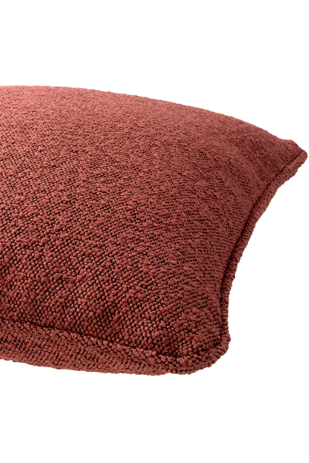 Red Bouclé Throw Pillow | Eichholtz | Oroa.com