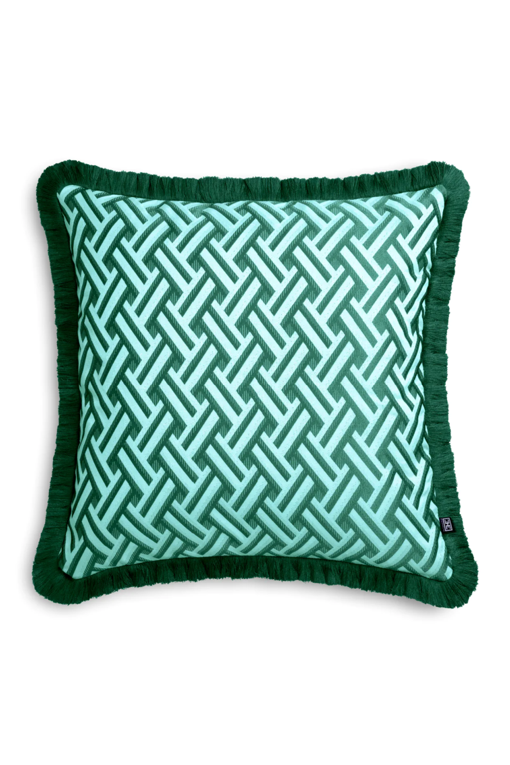 Green Fringed Cushion | Eichholtz Doris | Oroa.com