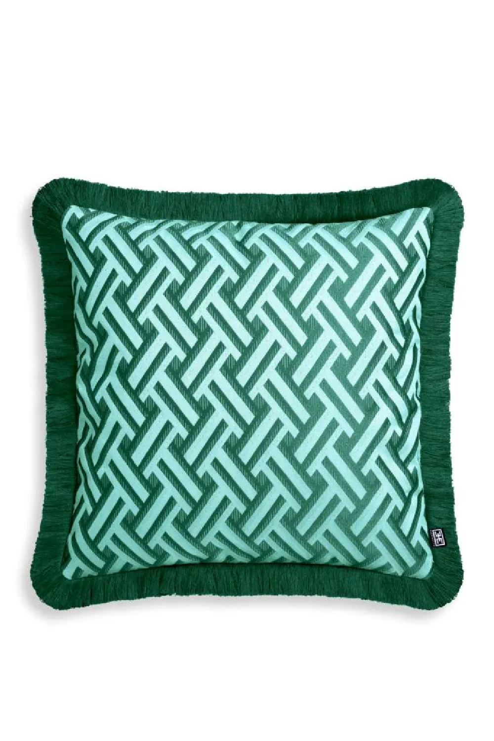 Green Fringed Cushion | Eichholtz Doris | Oroa.com