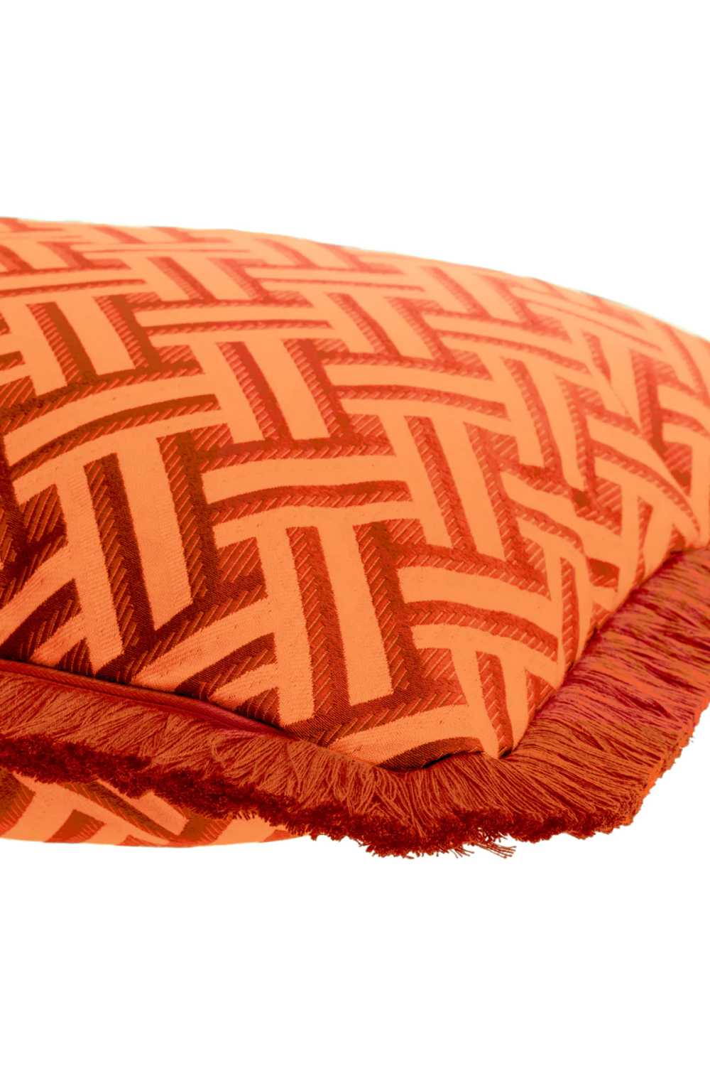 Orange Fringed Cushion | Eichholtz Doris | Oroa.com