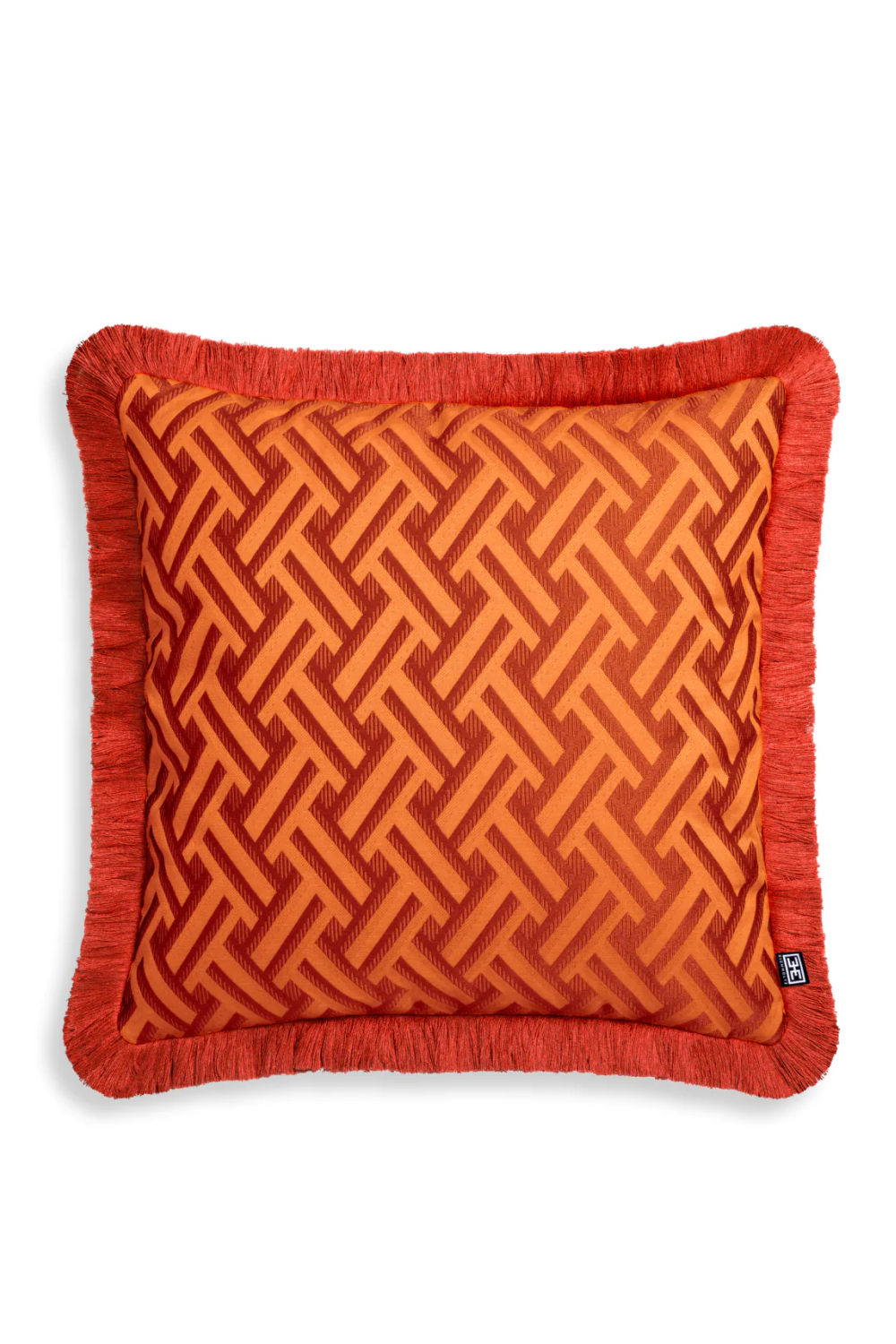 Orange Fringed Cushion | Eichholtz Doris | Oroa.com