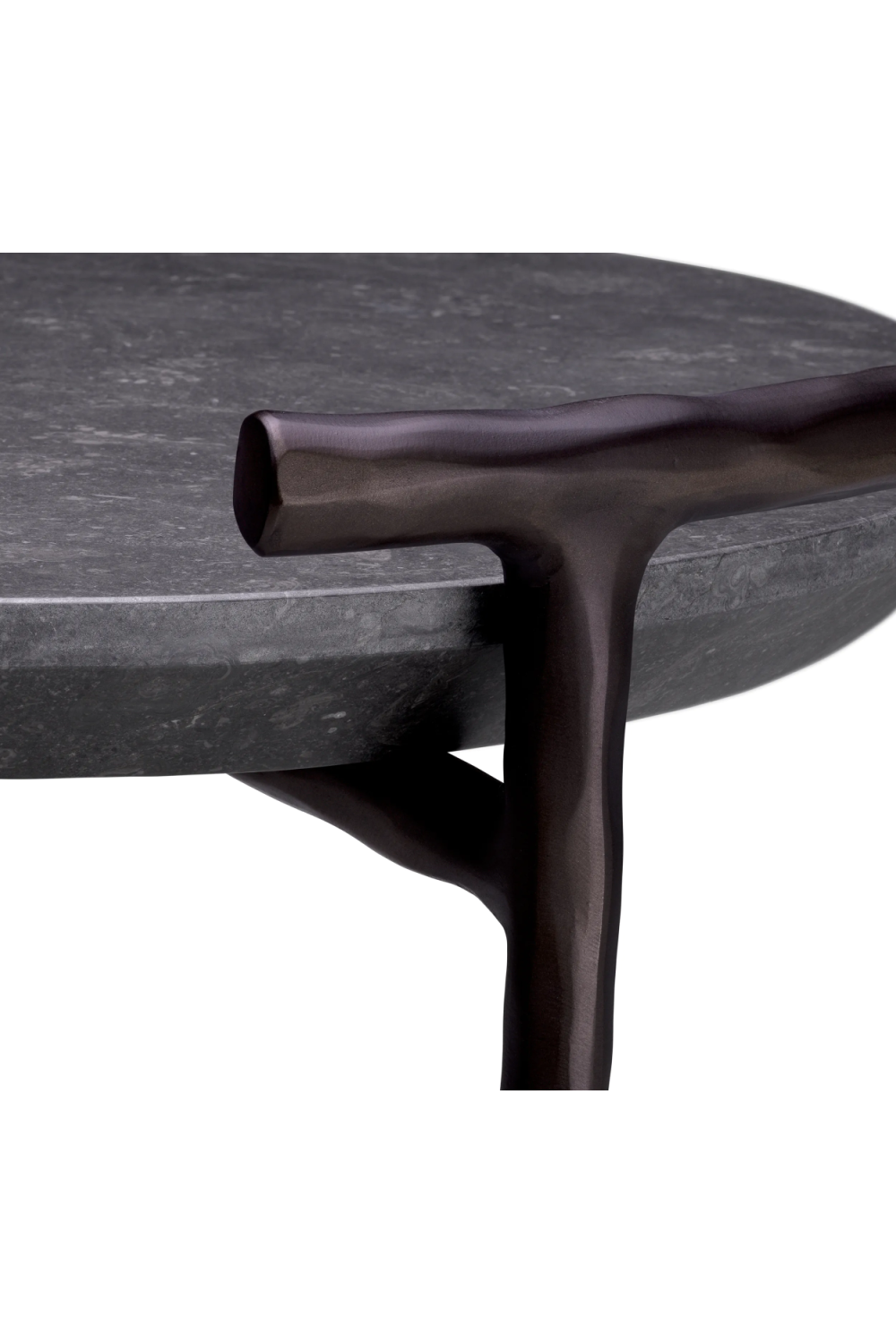 Gray Marble Rustic Side Table | Eichholtz Arca | Oroa.com