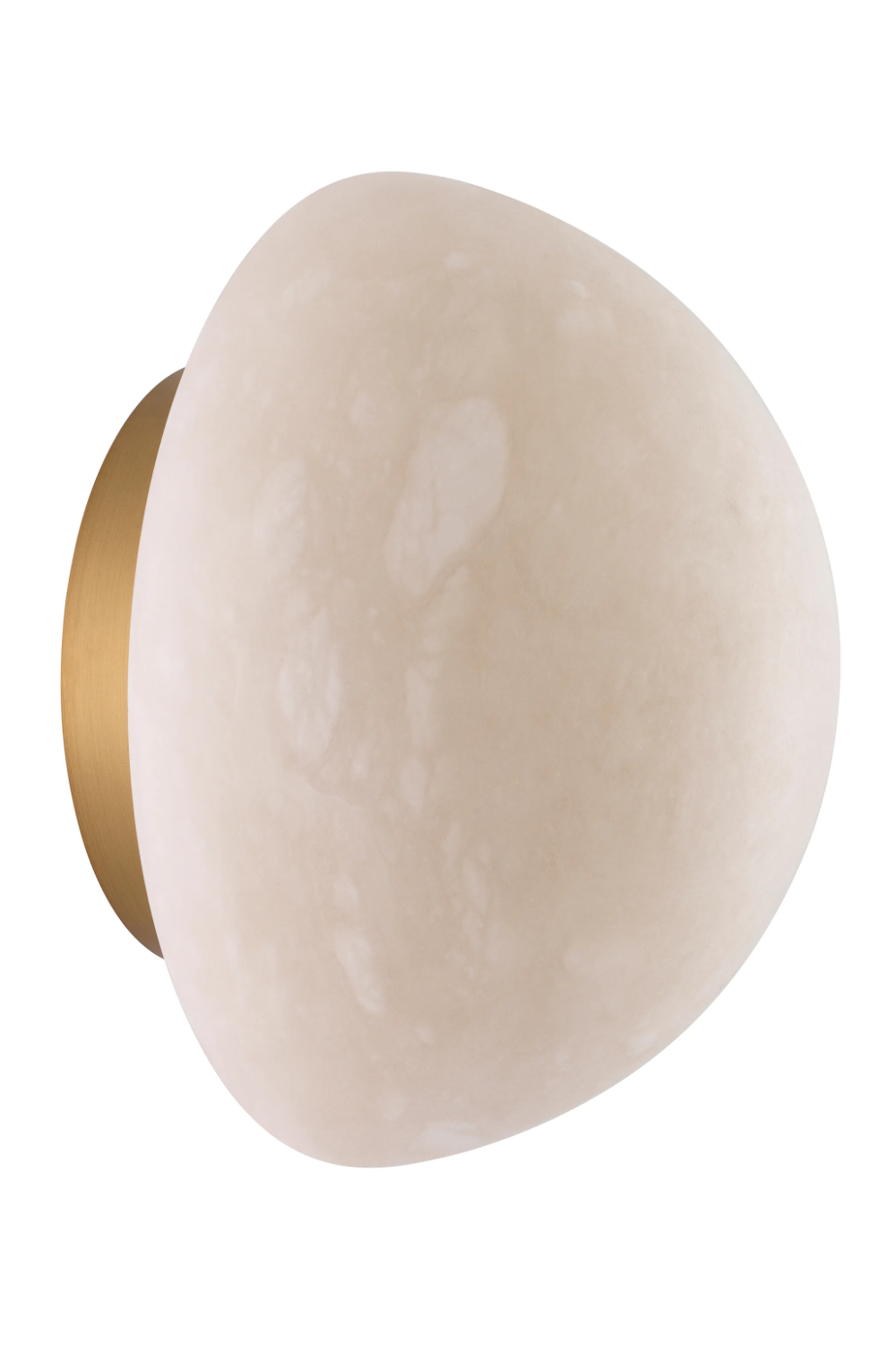 Round White Alabaster Wall Lamp | Eichholtz Triton | Oroa.com
