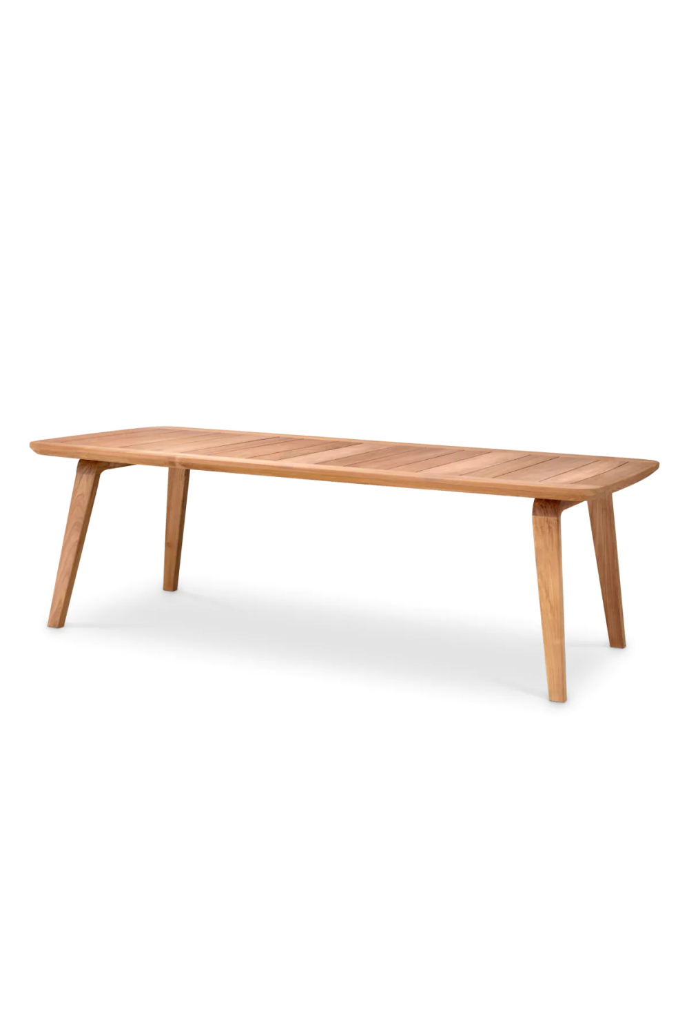 Slatted Teak Outdoor Dining Table | Eichholtz Glover | Oroa.com