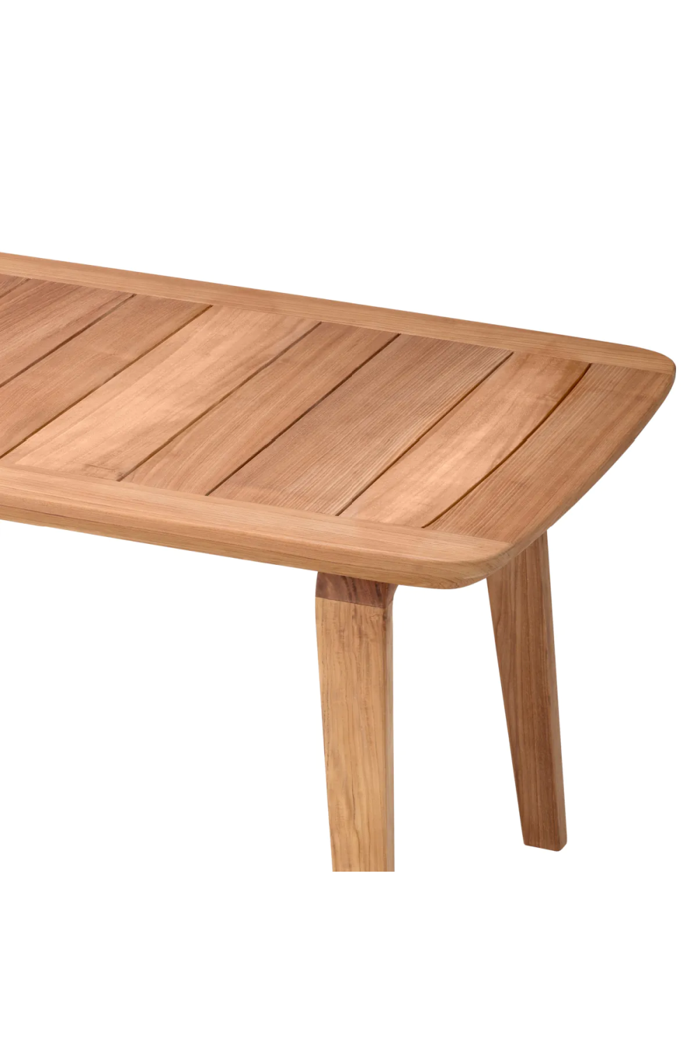 Slatted Teak Outdoor Dining Table | Eichholtz Glover | Oroa.com