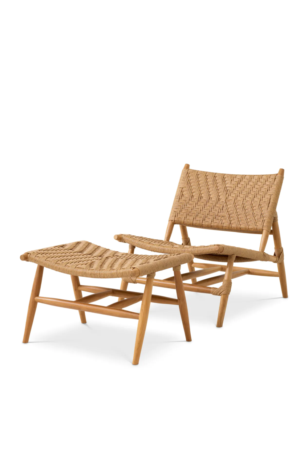 Weave Outdoor Chair & Foot Stool | Eichholtz Laroc | Oroa.com