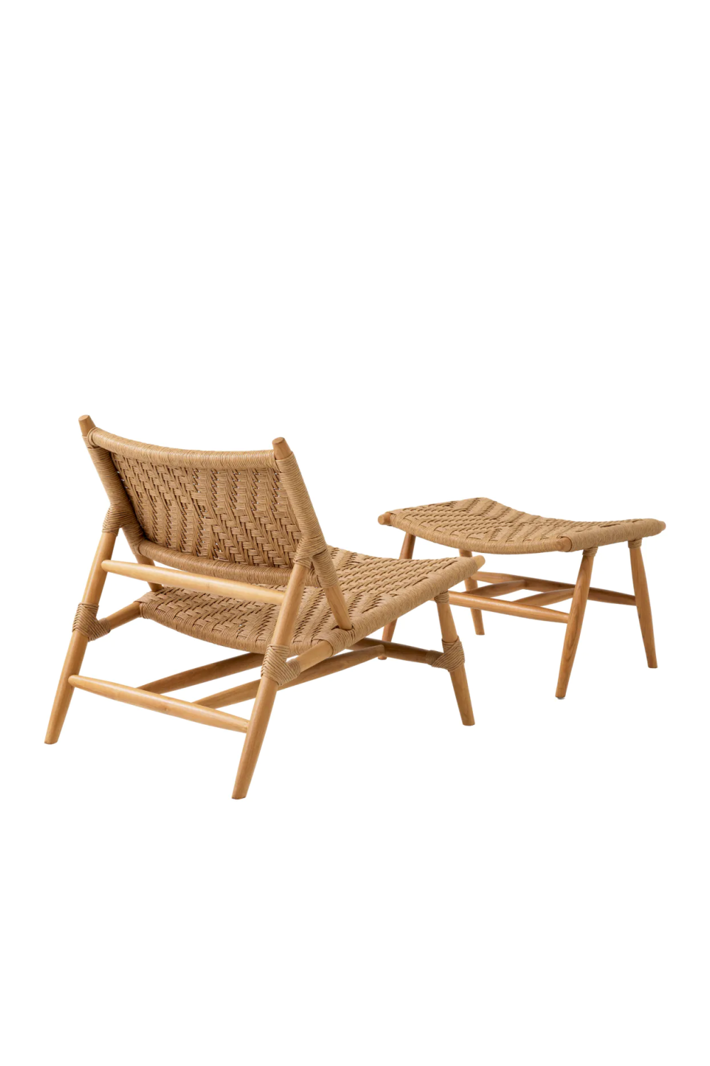 Weave Outdoor Chair & Foot Stool | Eichholtz Laroc | Oroa.com