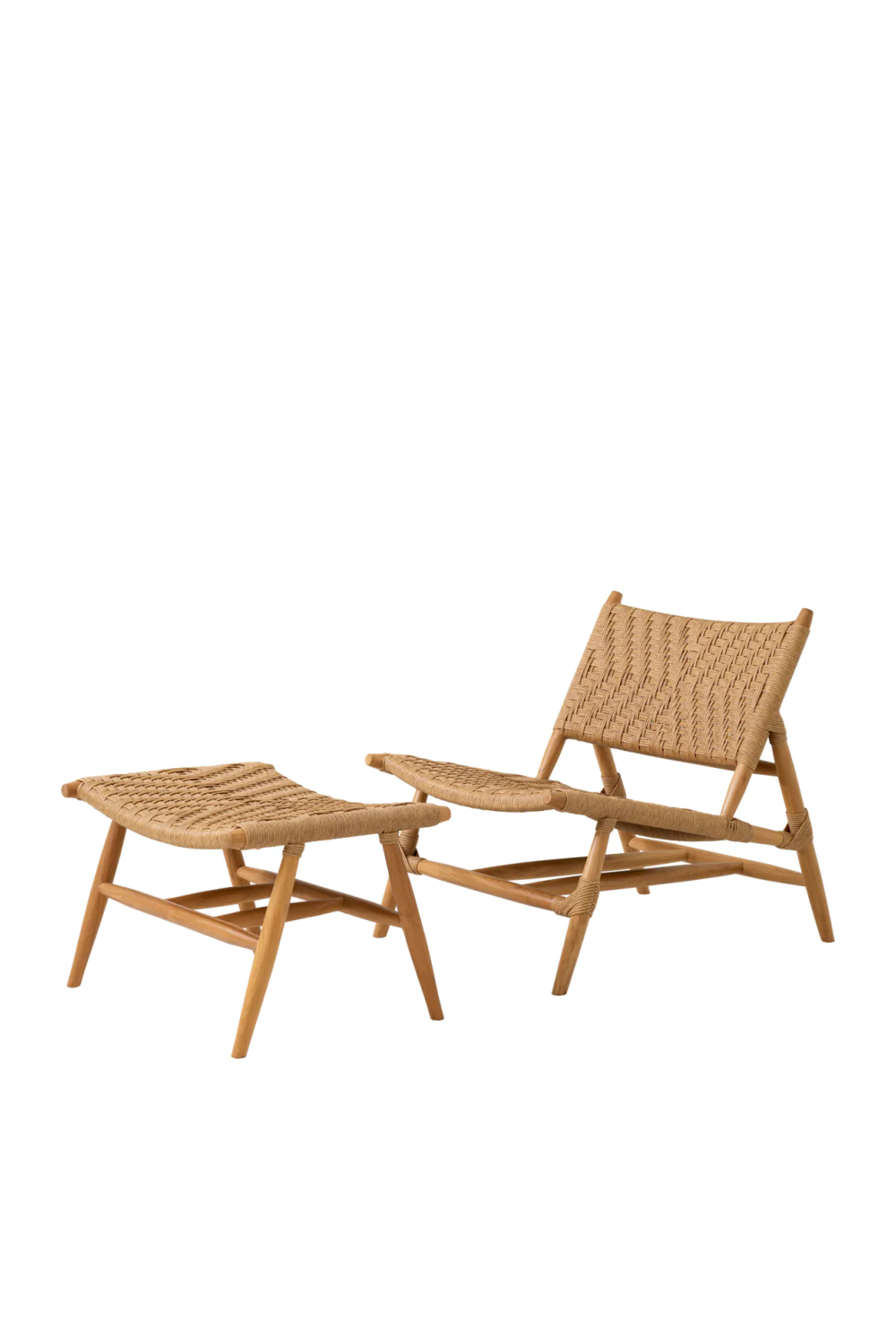 Weave Outdoor Chair & Foot Stool | Eichholtz Laroc | Oroa.com