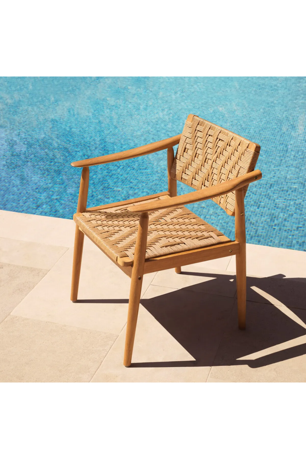 Natural Teak Outdoor Dining Chairs (2) | Eichholtz Coral Bay | Oroa.com