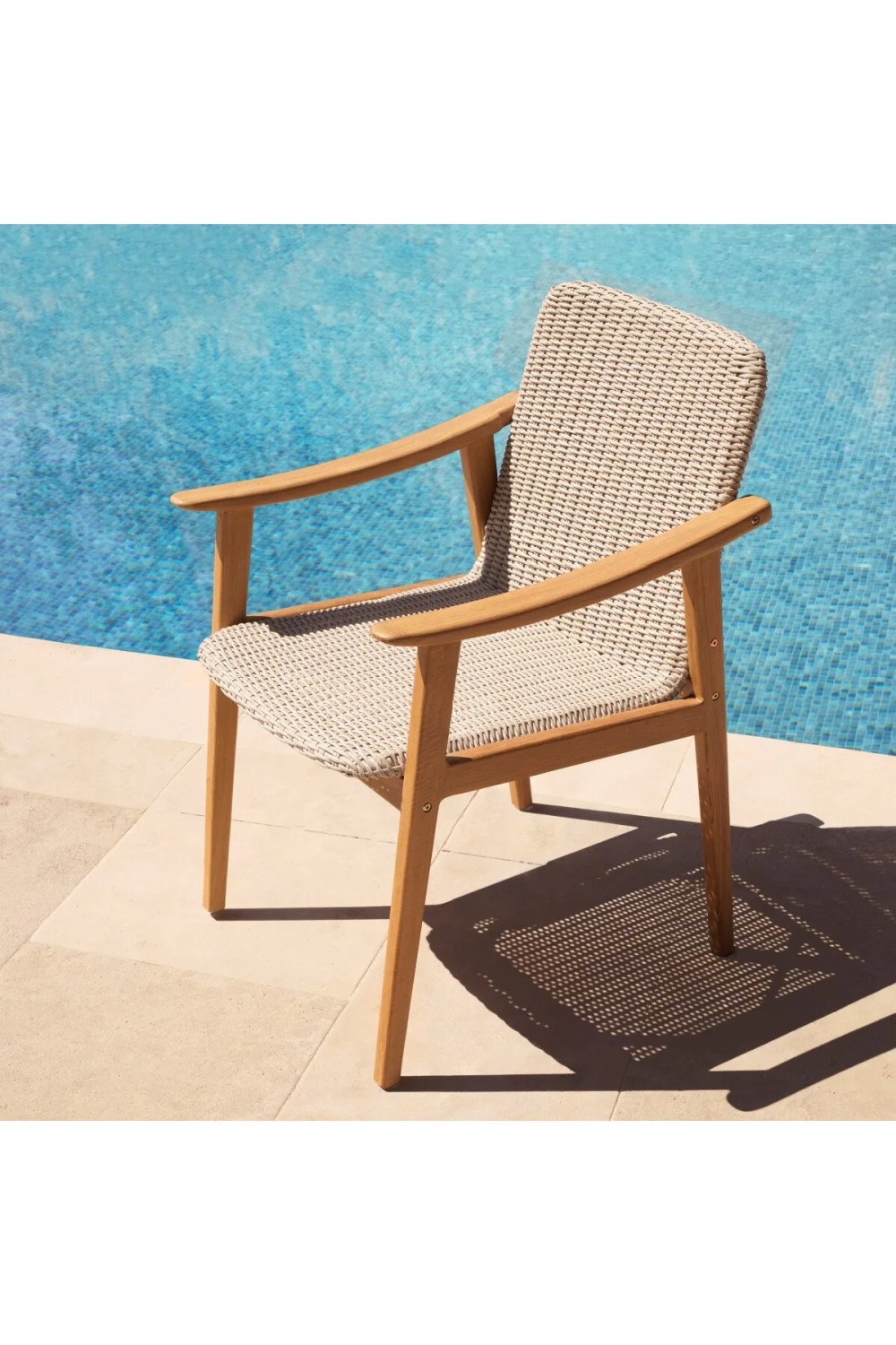 Taupe Weave Outdoor Dining Chair | Eichholtz Honolulu | Oroa.com