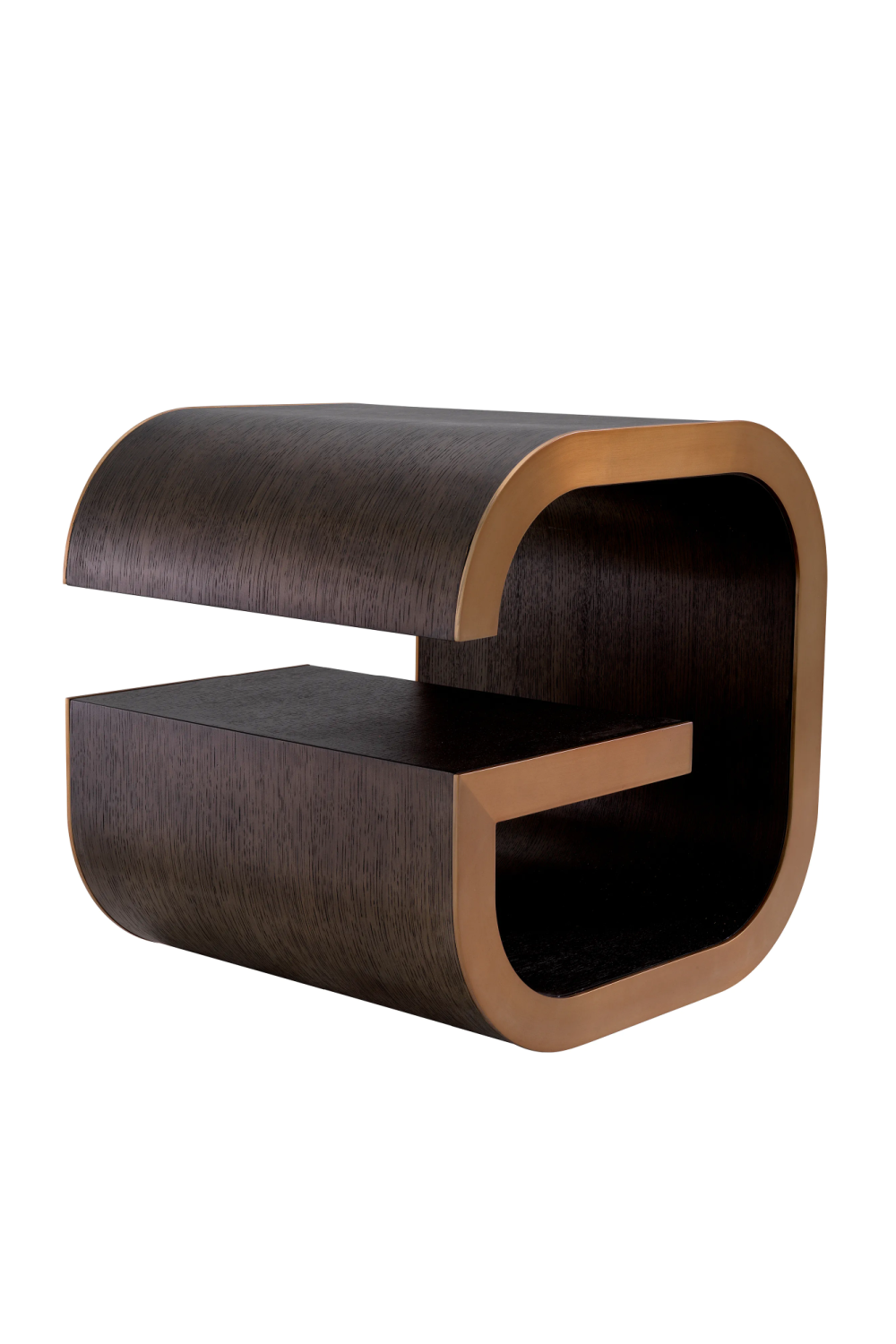 Brown Oak Modern Side Table | Eichholtz Galan | Oroa.com
