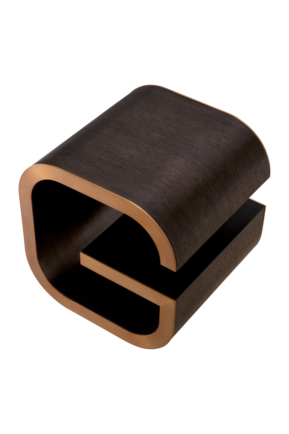 Brown Oak Modern Side Table | Eichholtz Galan | Oroa.com