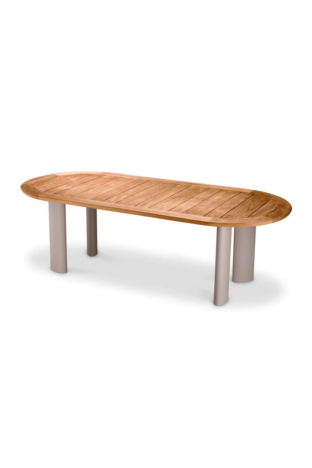 Oval Teak Outdoor Dining Table | Eichholtz Mogador | Oroa.com