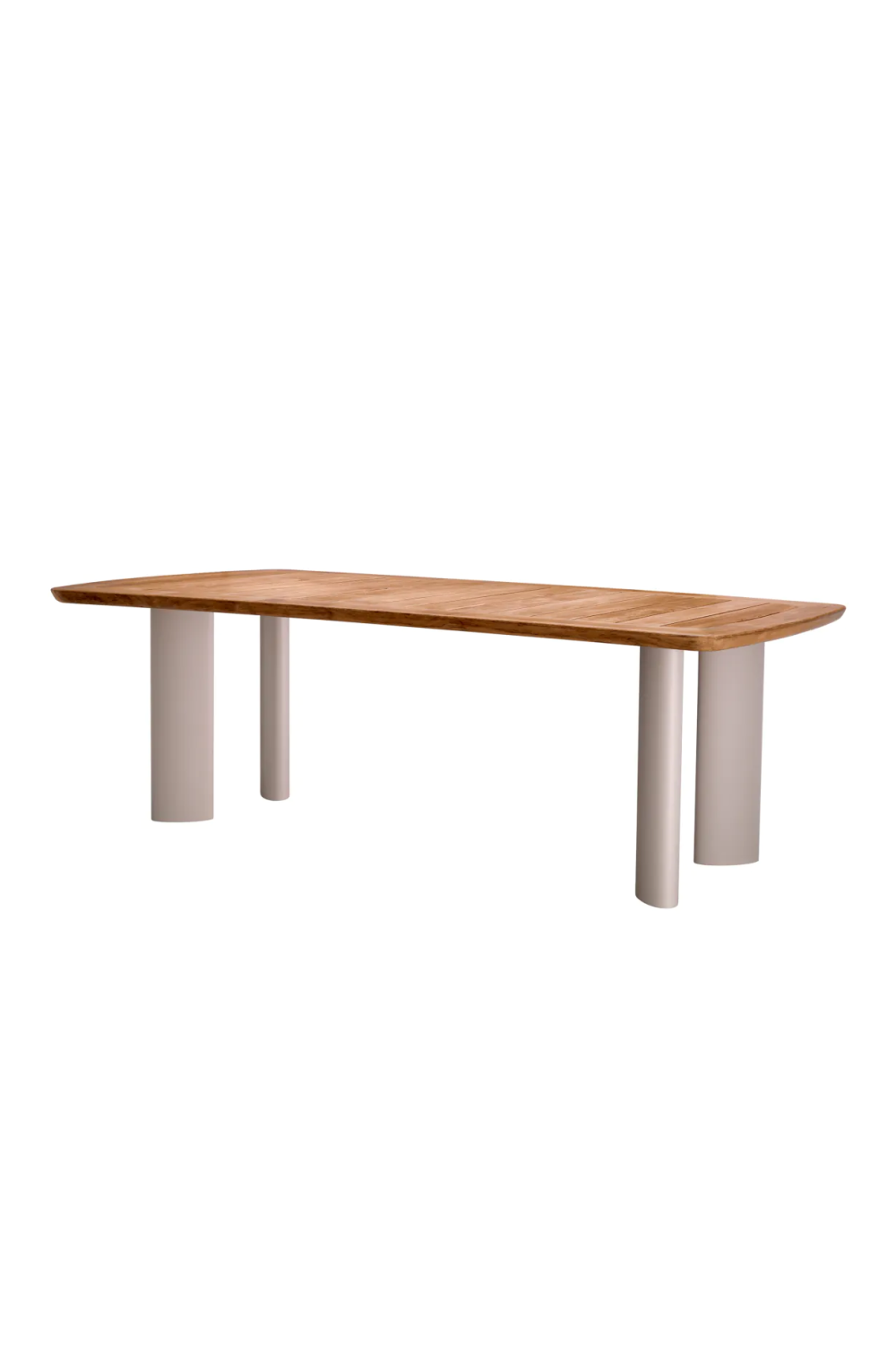 Slatted Teak Outdoor Dining Table | Eichholtz Osario | Oroa.com