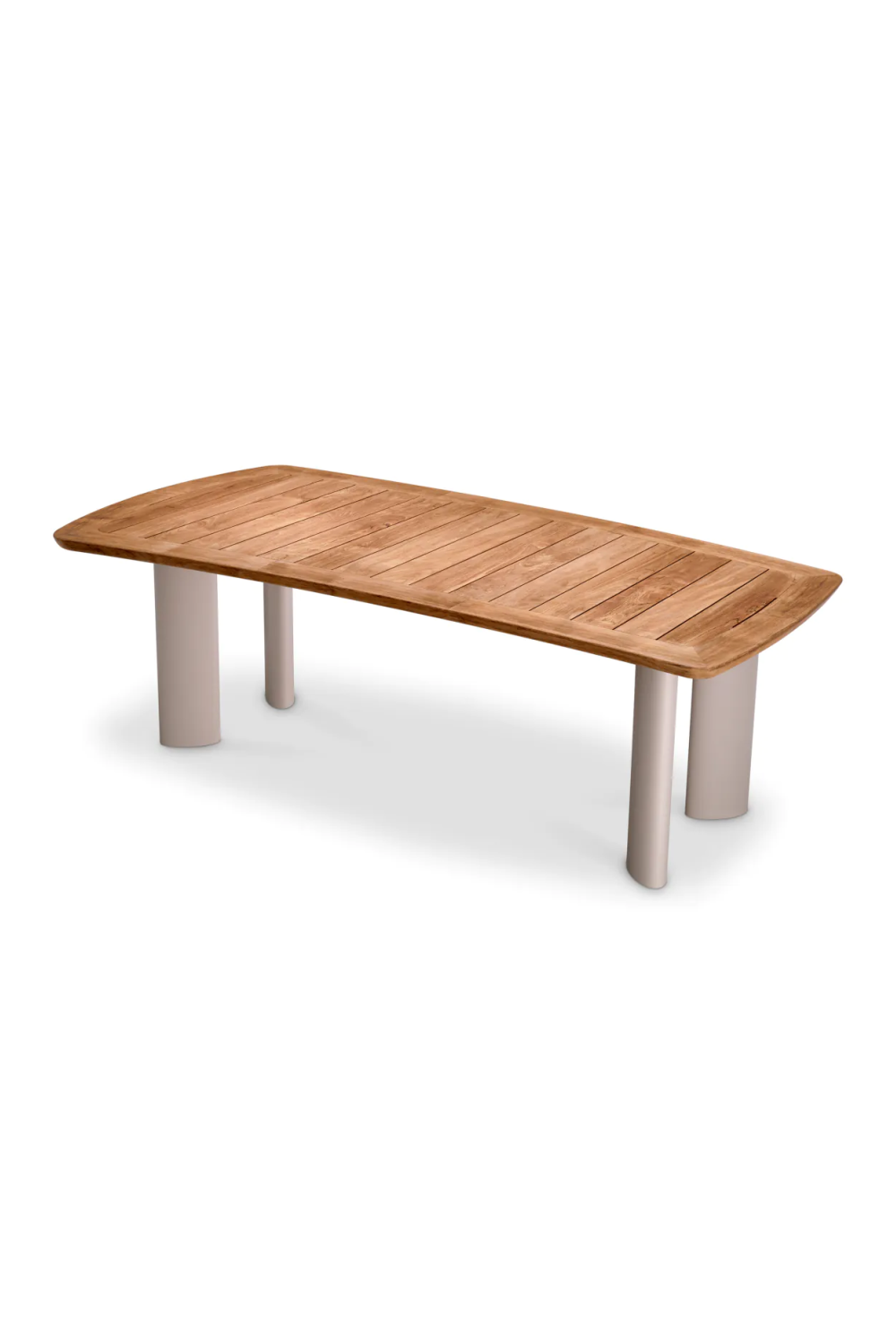 Slatted Teak Outdoor Dining Table | Eichholtz Osario | Oroa.com