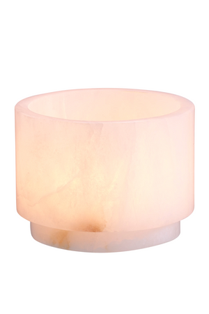 Cylindrical Alabaster Tealight Holders (3) | Eichholtz Leonidas | Oroa.com