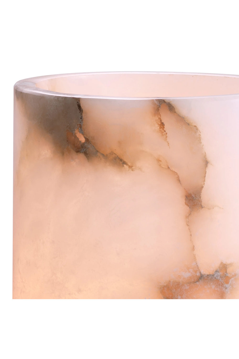 Cylindrical Alabaster Tealight Holders (3) | Eichholtz Leonidas | Oroa.com