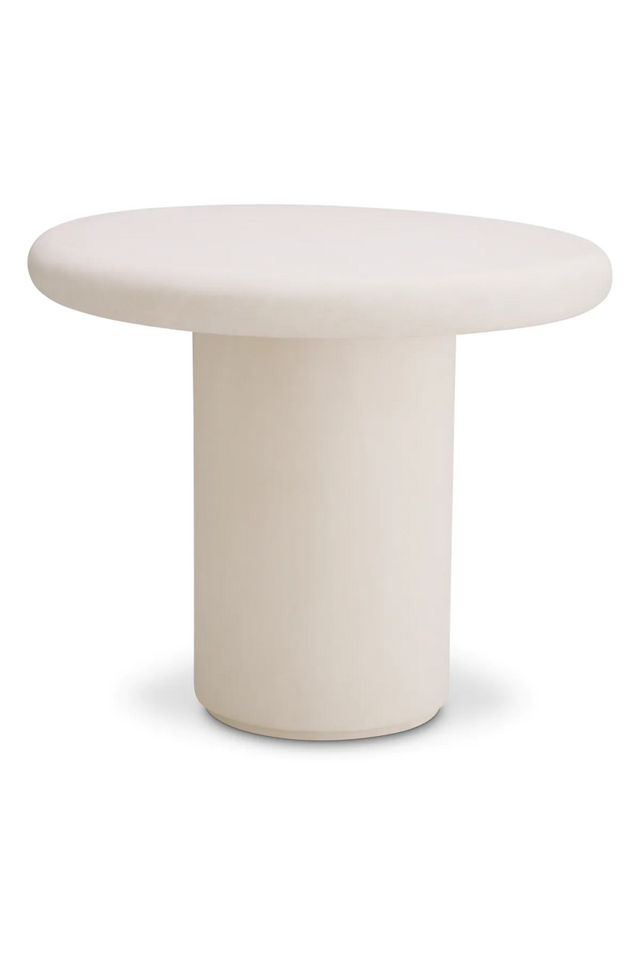 Cream Round Outdoor Side Table | Eichholtz Vitalis | Oroa.com