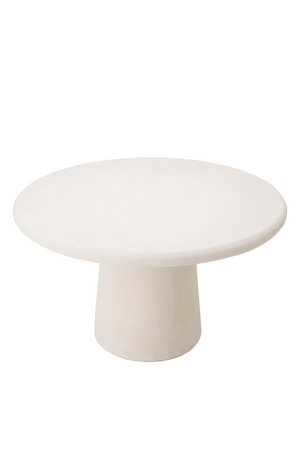 White Round Outdoor Dining Table M | Eichholtz Cleon | Oroa.com